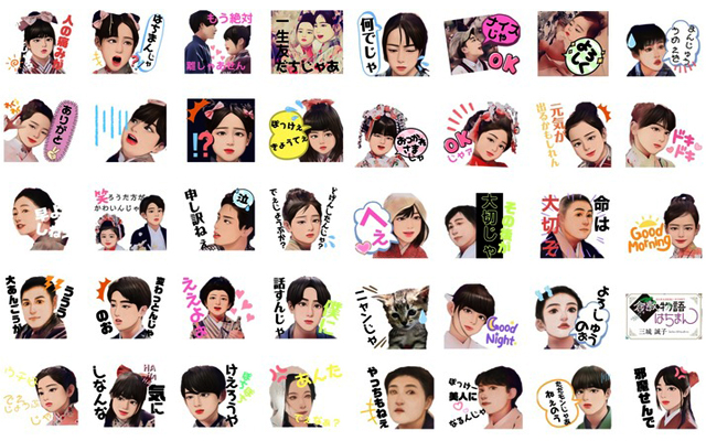 映画倉敷物語はちまん_LINEスタンプ販売中